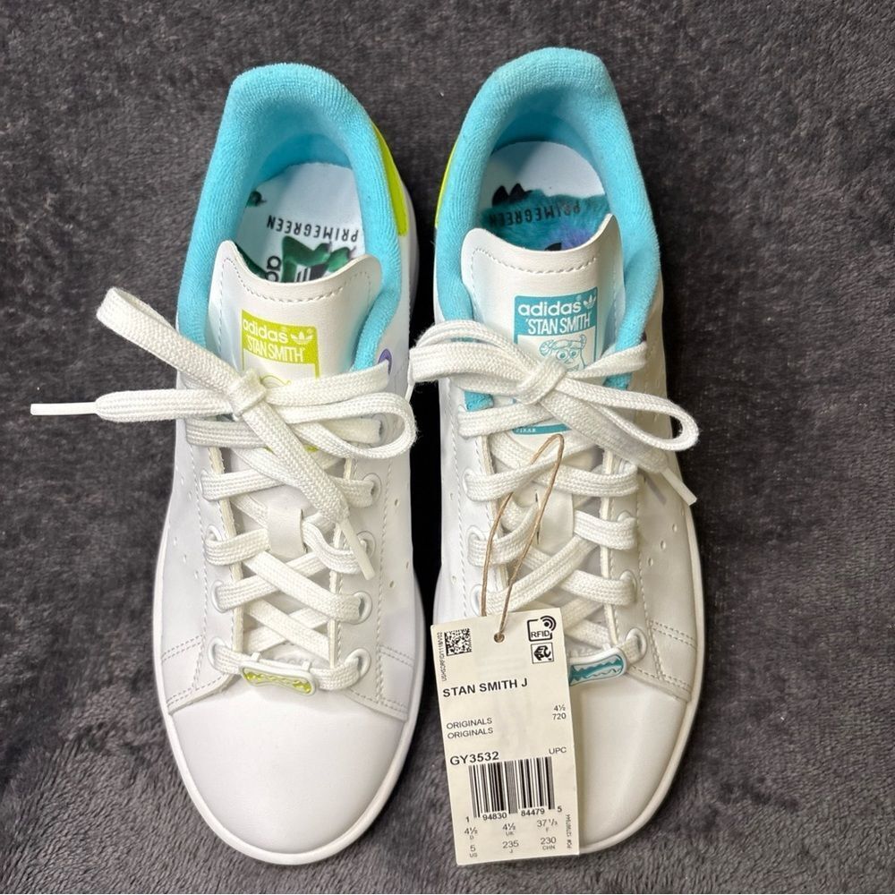 adidas Originals Stan Smith White/Pantone/ (Unisex) G and B Sz 5
